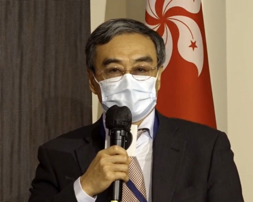 今次講座由原國務院港澳事務辦公室副主任馮巍透過視像形式主講。資料圖片