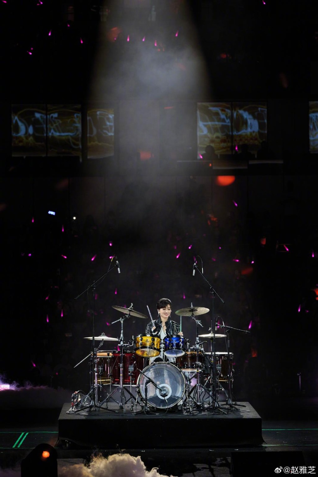 當晚趙雅芝施展渾身解數。