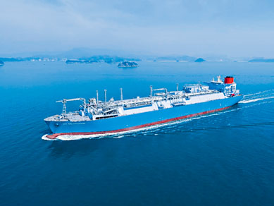 ■储气船将用作接收、储存液化天然气等用途。