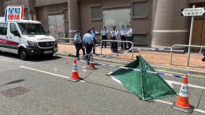 男子從高處墮下死亡。劉漢權攝