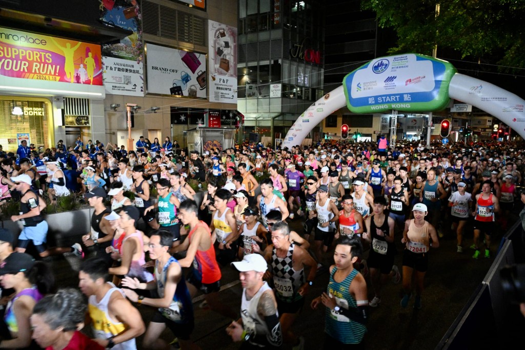 渣馬名額供不應求。蘇正謙攝