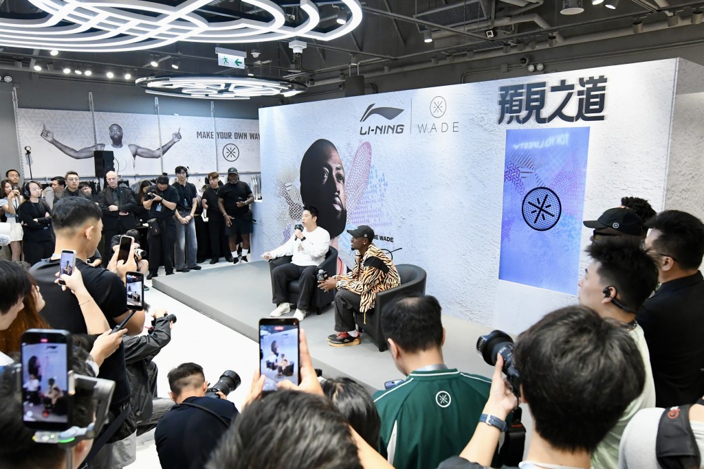 NBA名人堂球星維迪閃電訪港出席品牌活動。楊駿堯攝