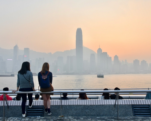 香港空氣污染水平達高至甚高。資料圖片