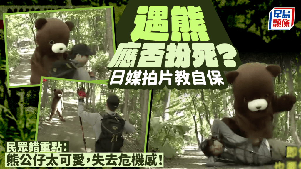 日本熊出沒｜遇到應否扮死？日媒拍片教民眾這樣做自保 揭兩區最高危