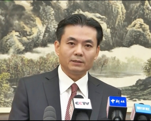 港澳辦發言人楊光。資料圖片
