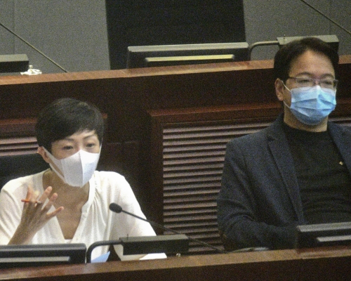陳淑莊(左),莫乃光(右)。資料圖片