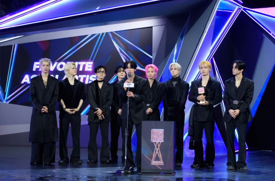 JO1昨晚在《MAMA頒獎禮》上獲頒「最受歡迎亞洲藝人獎」。（CJ ENM）