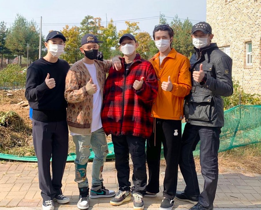 Suho、伯賢、Chen、世勳、燦烈