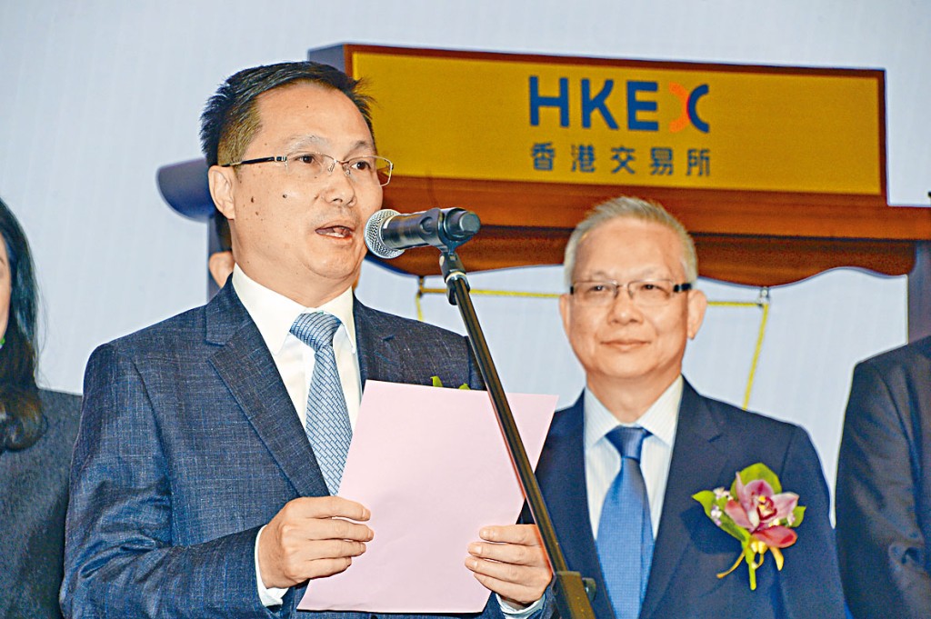 奧園健康主席郭梓寧（左）。