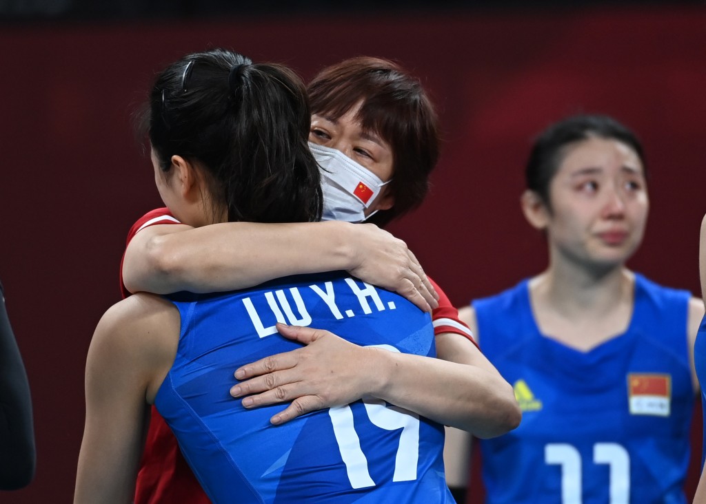 中國女排用勝利送別主帥 。新華社