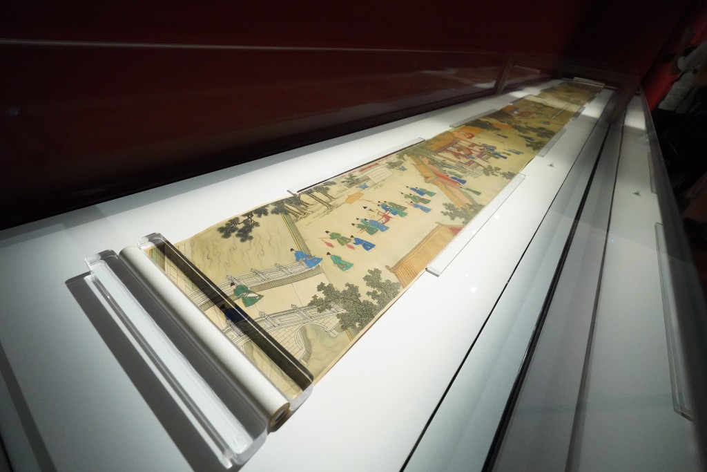 81件北京故宮明代人物畫名作在香港故宮博物館展出。葉偉豪攝