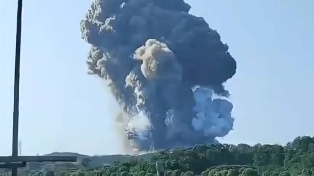 湖南常德烟花厂发生爆炸。九派新闻