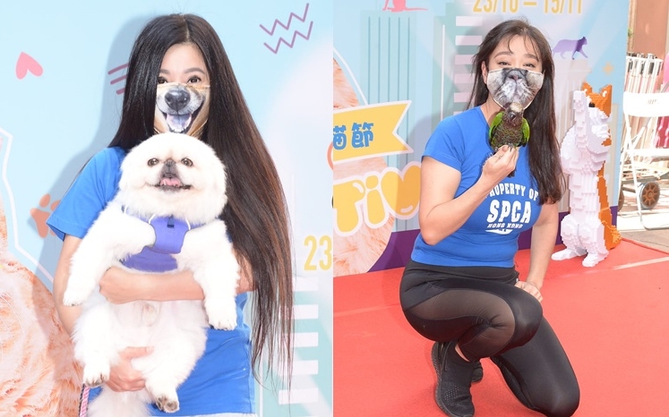 傅明憲帶打回原形的文文到場；郭秀雲卻沒帶肥似豬的愛犬亮相。