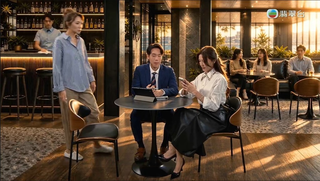 《三代同糖》用AI製成劇集背景。
