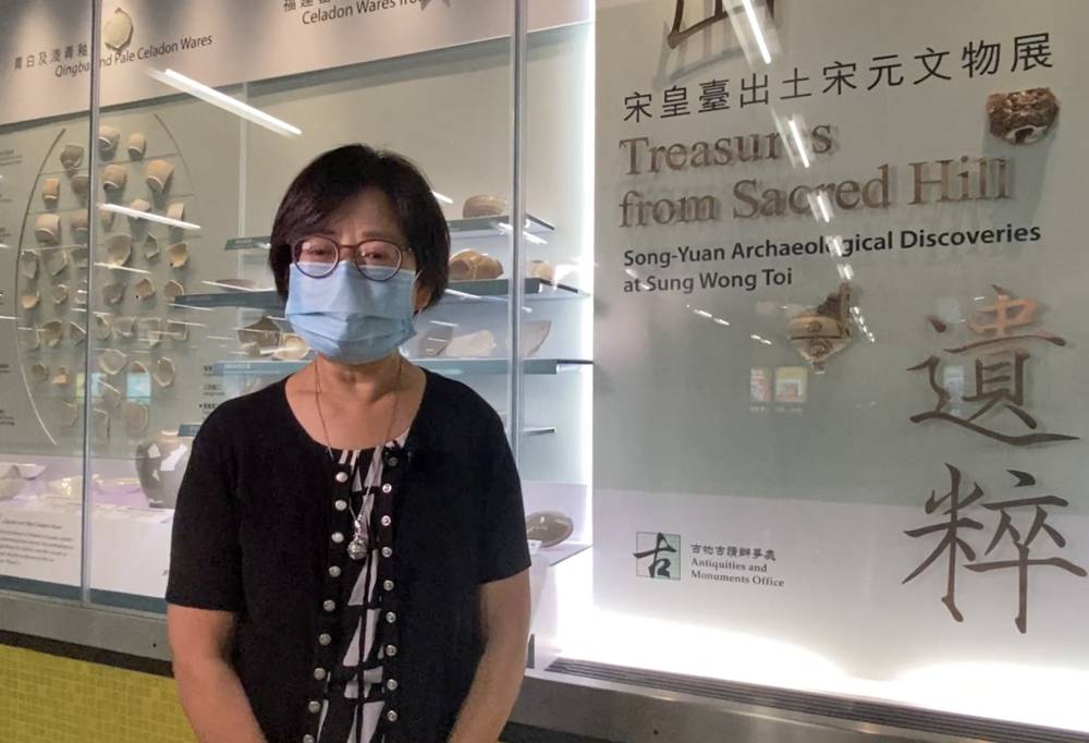 古迹办执行秘书萧丽娟说，展览亦介绍配合宋皇台站建设的考古工作、主要考古发现、宋皇台的历史等。黄伟纶网志图片