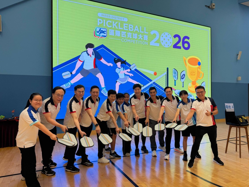 湯文龍擔任「少年警訊區際匹克球大賽2026」總決賽嘉賓。 湯文龍擔任「少年警訊區際匹克球大賽2026」總決賽嘉賓。