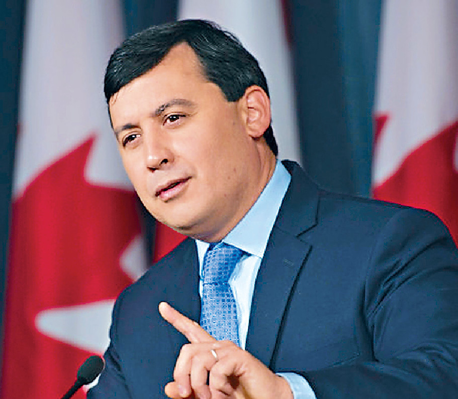 ■加拿大國會議員莊文浩早前指受到恐嚇。