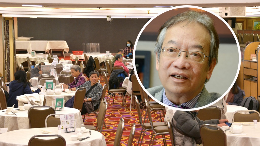 黃家和指第5波疫情下，政府收緊社交距離措施，食肆生意一落千丈。 資料圖片