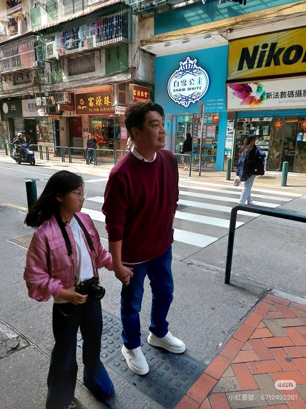 阮兆祥近日被網民在澳門野生捕獲。 阮兆祥近日被網民在澳門野生捕獲。