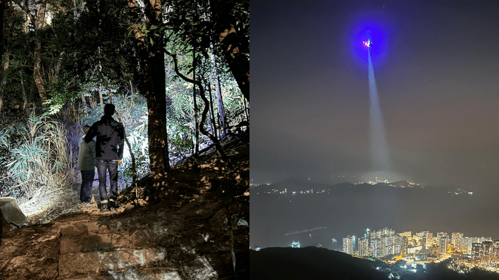 農曆新年將至 警港島一連兩日反爆竊 飛行服務隊夜間出動巡邏