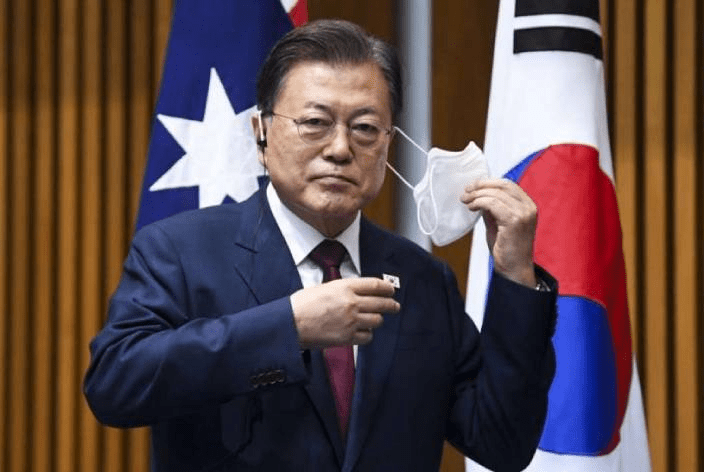 南韓前總統文在寅。