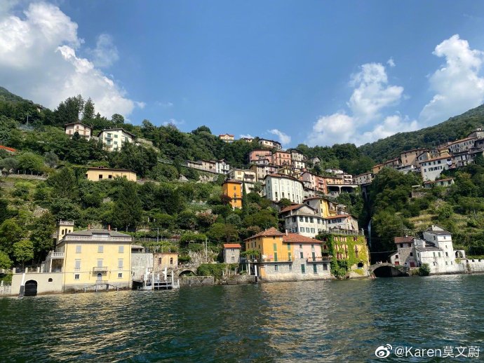 Karen好鍾意Lake Como。