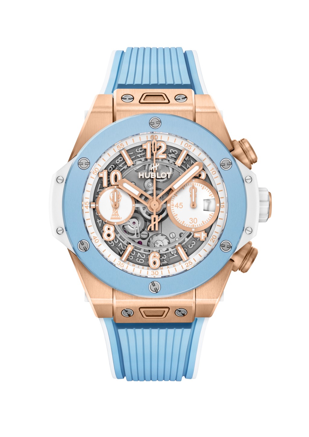 Hublot Big Bang Unico AFA，錶殼：42mm King Gold/ 機芯：HUB1280 Unico自動/ 限量：10枚（King Gold）/ 售價：待詢。