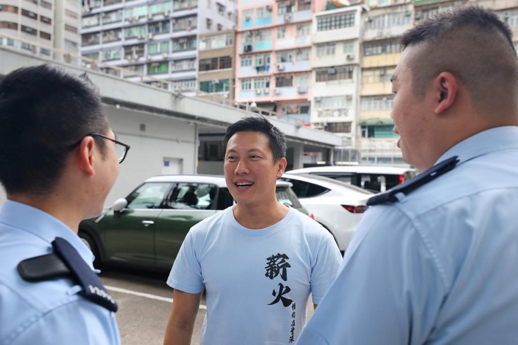 警長林俊賢擔任學院教官兩年後便調到反恐特勤隊，但他對培育警隊新血仍然非常熱情。