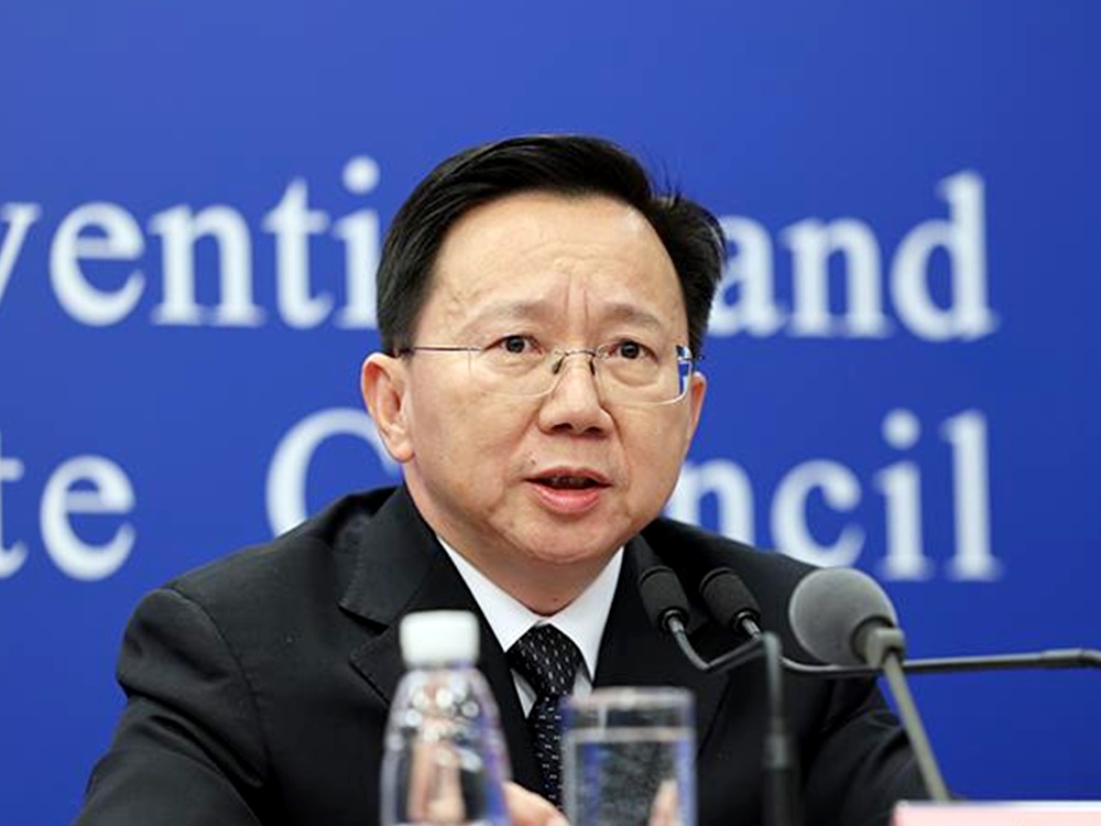 国家卫健委疾控局一级巡视员贺青华。网图