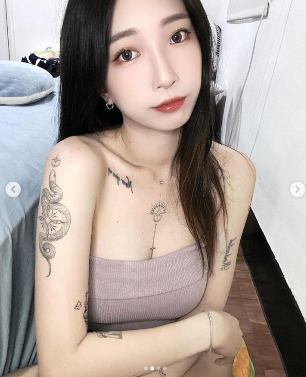 台護士廖婉如常在IG分享辣照，吸引上萬粉絲追蹤。老師她犯規 IG