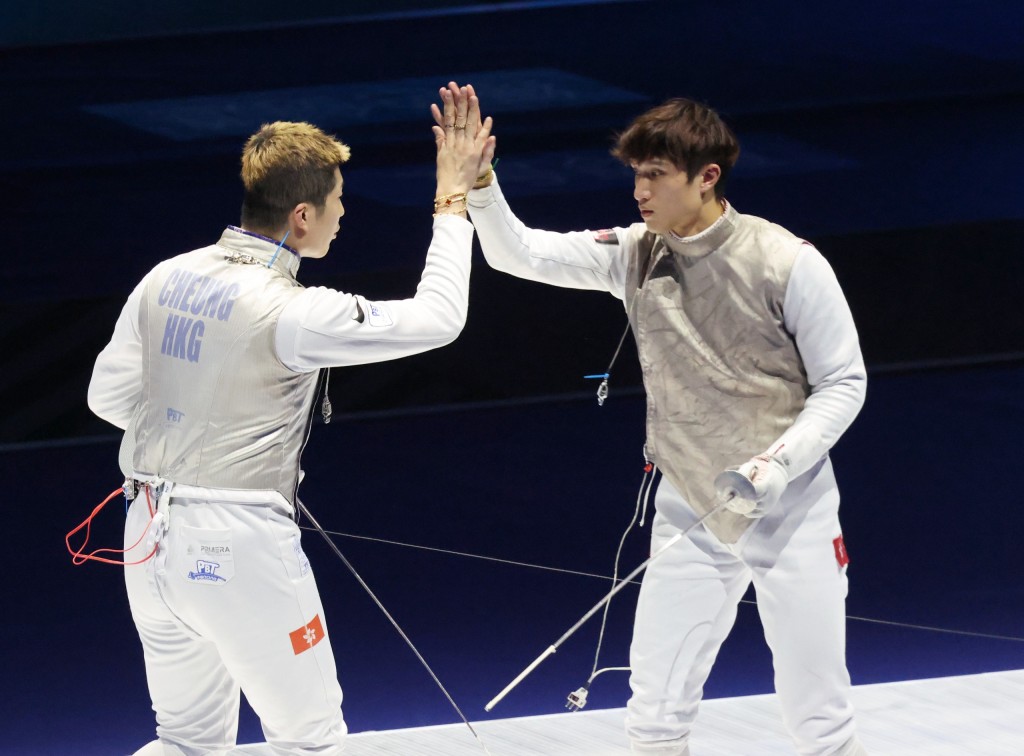 張家朗（左） 及蔡俊彥（右） 是香港男花的台柱。徐嘉華攝