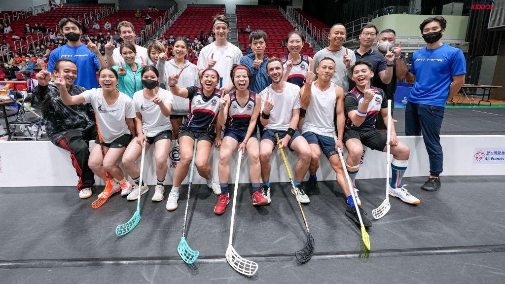 香港旱地冰球球隊 Hong Kong Kiddos Floorball 主辦賽事。 公關圖片