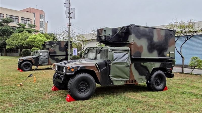 野戰資訊通訊系統除了軍用,也可以於救災。資料圖片