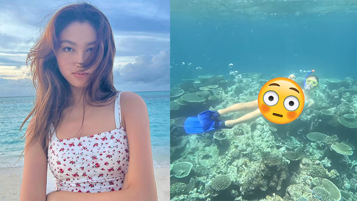 任達華囡囡任晴佳成年即晒近鏡性感泳裝片 天生模特兒基因潛水都識擺甫士