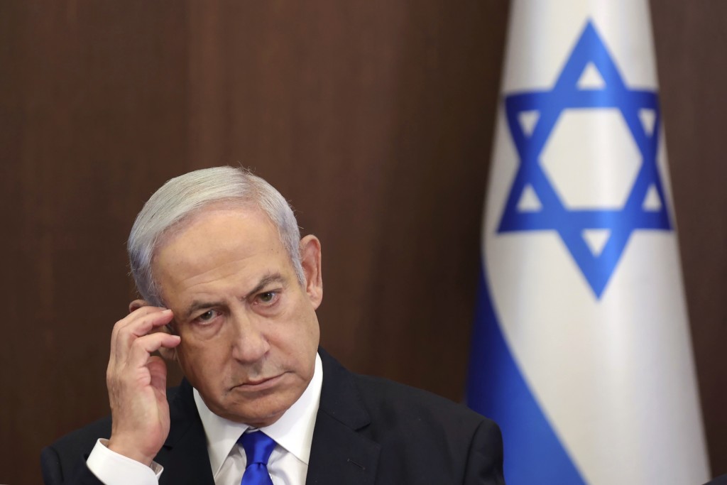 以色列总理内塔尼亚胡被美国警告，美国在加沙问题上的政策将取决于以色列为保护平民所采取的措施。 AP