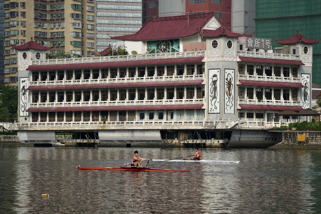 賽馬會沙田賽艇中心是中國香港賽艇代表隊的訓練基地。（蘇正謙攝）