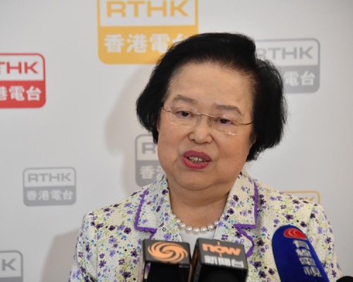 譚惠珠表示《禁蒙面法》有阻嚇作用,冀減少示威新血。