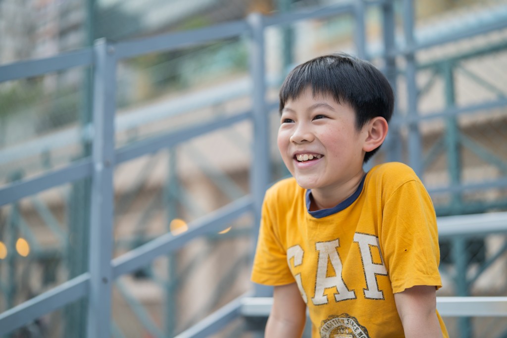 11歲的永傑一臉稚嫩，但滿有自己想法。（圖片來源：《親子王》）