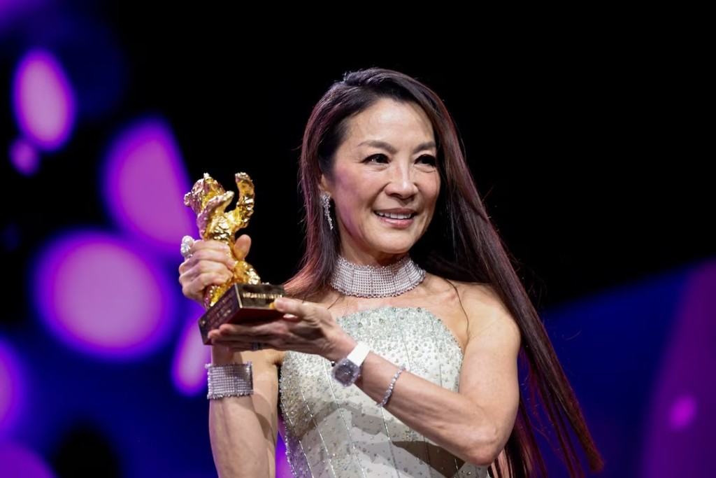 Michelle感謝影展大會早在她還在尋找歸屬感時，已率先接納了她。（路透社）