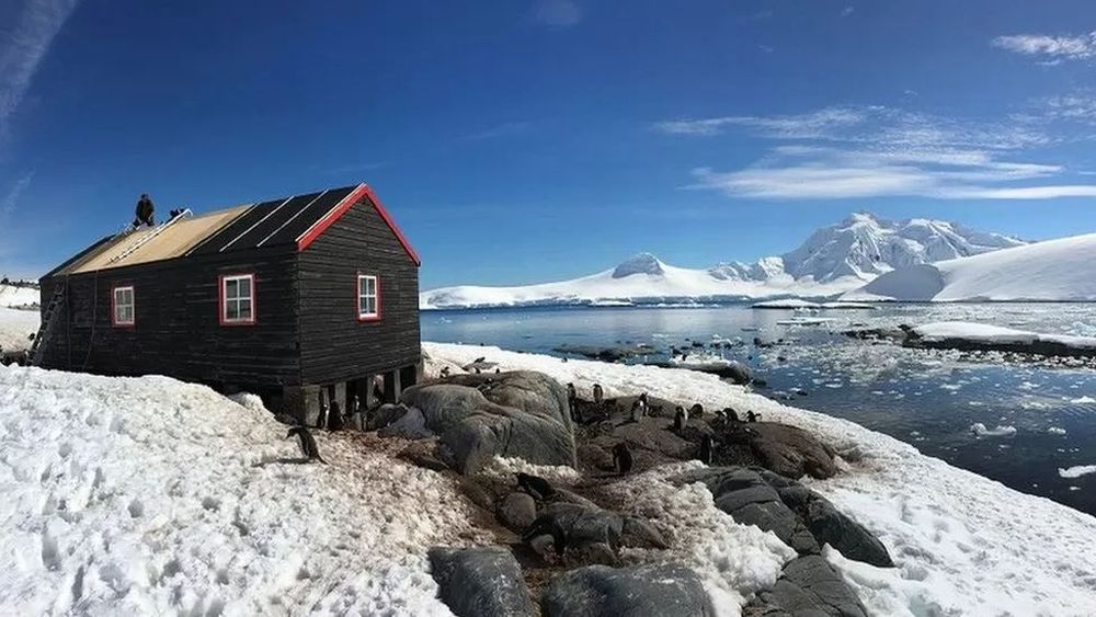南極洲洛克羅伊港的郵局。