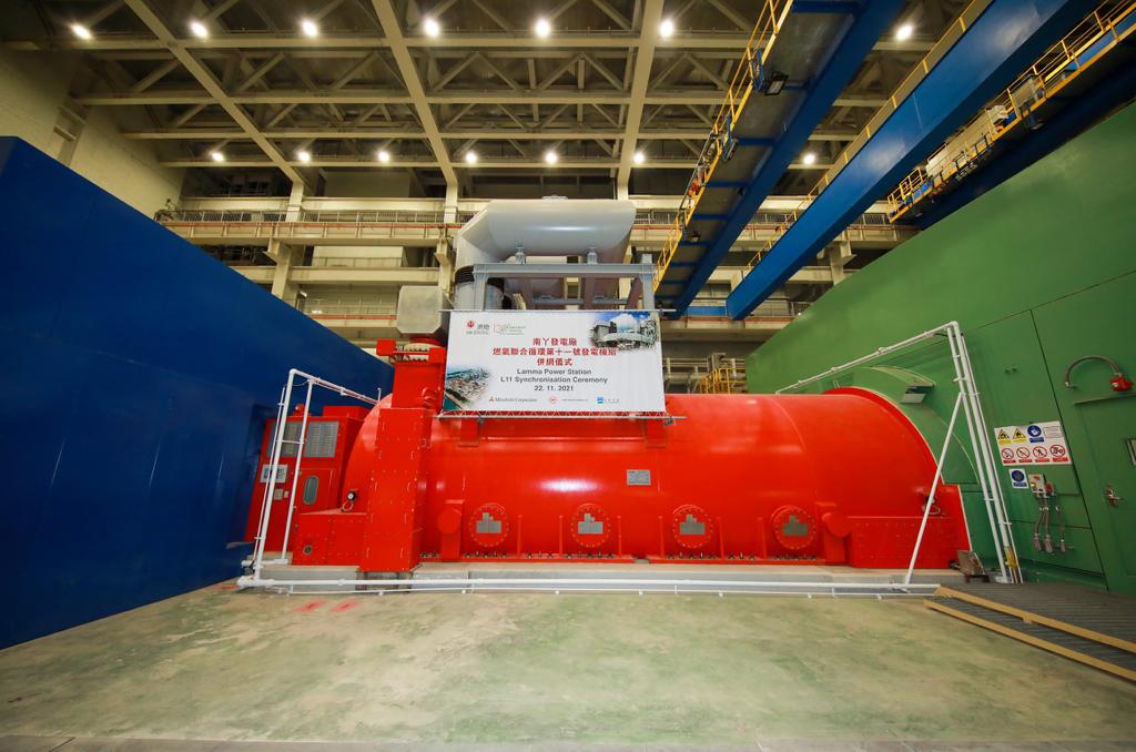 港燈最新一台天然氣發電機組 L11預計會於明年第一季投產。