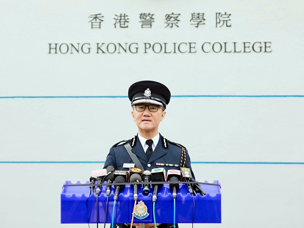 蕭澤頤表示，去年5月調整警察入職條件後，報考人數明顯上升。警方提供