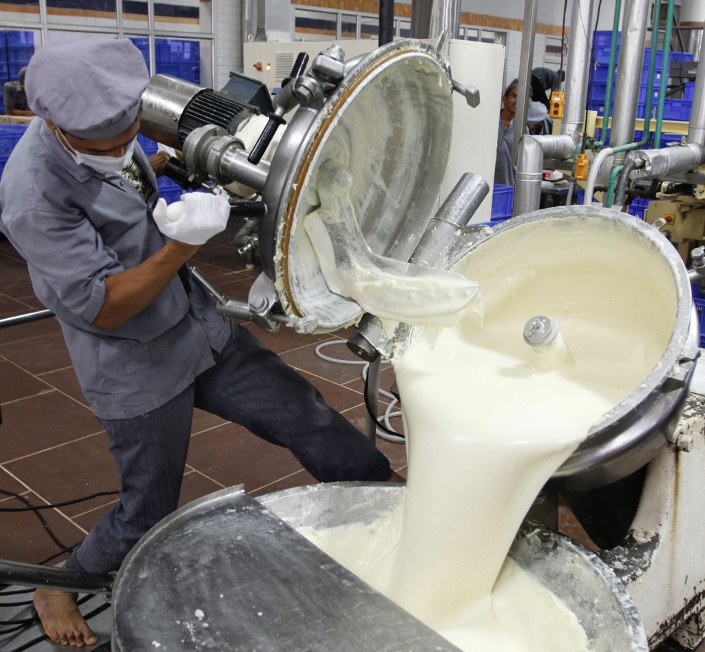 乳製品價格攀升令印度業者頭痛。 路透社