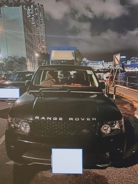 警方展示涉案車輛。
