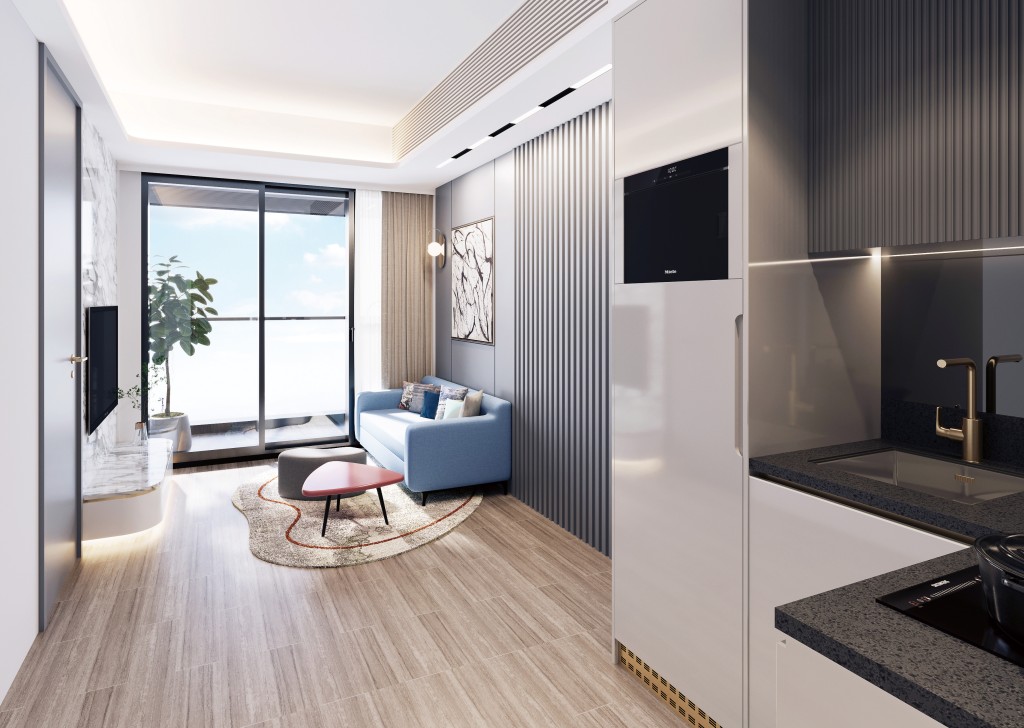 注重家居生活，室內設計獨樹一幟，以溫暖的色調彰顯出極致的生活品味。項目戶戶附送的廚衛家電，均為嚴格挑選，包括德國MIELE，SIEMENS及美國KOHLER的廚具品牌和衛浴配置等，為住戶打造高品質的每一天。