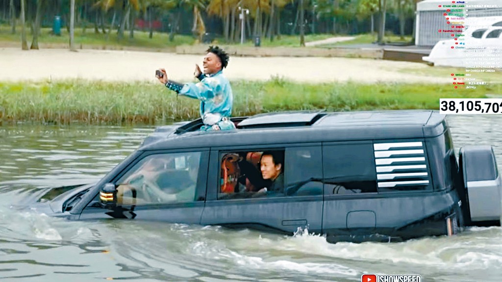 Speed到比亞迪試坐新能源越野車，首嘗水中駕駛。