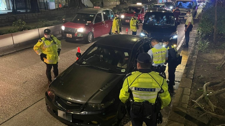 警方展開代號「星軌」反罪惡行動。(警方提供)
