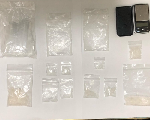 行動中檢獲的證物。