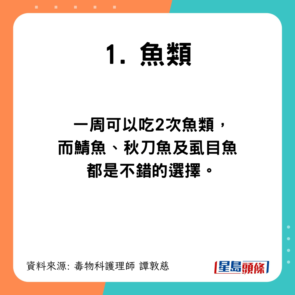 降膽固醇食物 魚類