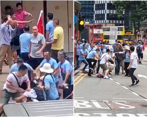 《環球時報》指在中央支持下,香港特區政府和警隊依靠愛國愛港群眾控制局面的能力得到更充分的顯現。資料圖片